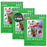 5 x 7" Premium Heavy-Weight Acrylic Painting Paper Pad, 246lb (400gsm), 3 Pack, 12 Sheets, Spiral Bound, for Acrylic Paint