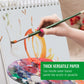 11 x 14" Premium Heavy-Weight Acrylic Painting Paper Pad, 246lb (400gsm), 2 Pack, 12 Sheets, Spiral Bound, for Acrylic Paint
