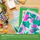 11 x 14" Premium Heavy-Weight Acrylic Painting Paper Pad, 246lb (400gsm), 2 Pack, 12 Sheets, Spiral Bound, for Acrylic Paint
