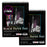 9 x 12" Premium Heavy-Weight Black Paper Sketchbook, 64lb (140gsm), 2 Pack, 30 Sheets, Spiral Bound, Black Paper Notebook for Colored Pencil, Markers, Oil Pastels, Chalk, Charcoal