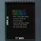 11 x 14" Premium Heavy-Weight Black Paper Sketchbook, 64lb (140gsm), 2 Pack, 30 Sheets, Spiral Bound, Black Paper Notebook for Colored Pencil, Markers, Oil Pastels, Chalk, Charcoal