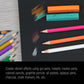 11 x 14" Premium Heavy-Weight Black Paper Sketchbook, 64lb (140gsm), 2 Pack, 30 Sheets, Spiral Bound, Black Paper Notebook for Colored Pencil, Markers, Oil Pastels, Chalk, Charcoal