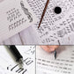 Calligraphy Practice Paper Pad (2 Pack) - 9" x 12", 19lb Bond (70gsm), Pad of 50 Sheets (100 Total) with Printed Slanted Grid - Calligraphy Practice Book for Beginners