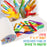11” x 17" Large Finger Painting Pad (2 Pack, 25 Sheets Each) - 60lb (100gsm) Acid-Free Coated Sheets, Finger Paint Paper for Painting, Drawing, Crafts, Artwork