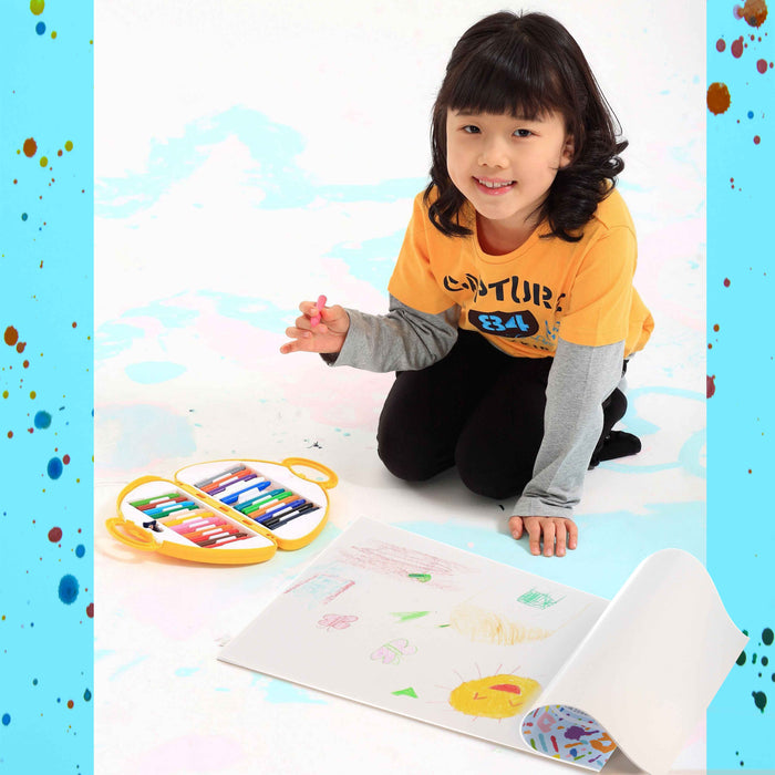 11” x 17" Large Finger Painting Pad (2 Pack, 25 Sheets Each) - 60lb (100gsm) Acid-Free Coated Sheets, Finger Paint Paper for Painting, Drawing, Crafts, Artwork - Kids, Toddlers