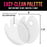 U.S. Art Supply 9" x 11.8" Clear Oval-Shaped Acrylic Painting Palette (Pack of 2) - Transparent Plastic Artist Paint Color Mixing Trays - Non-Stick