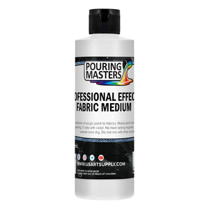 Professional Effects Fabric Medium 8oz, Extender, Improves Paint Adhesion to Textiles - Fabric Medium for Acrylic Paint on Textile Increases Flexibility and Transparency