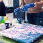 6-Ounce Silicone Pouring Oil - 100% Silicone Oil Pouring Medium for Acrylic Paint, Clear, Odorless Cell Creation Medium