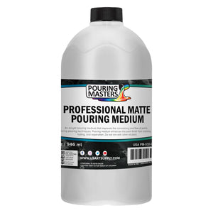 32oz (Quart) Pouring Paint Matte Medium - Professional Acrylic Medium for Improving Paint Flow & Cell Effects Creator, Viscosity Adjuster