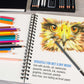 11 x 14" Mixed Media Sketchbook, 2 Pack (60 Sheets), 98 lb (160 gsm) - Spiral-Bound Pad with Perforated Acid-Free Paper - Artist Sketch Book For Drawing, Painting, Watercolor