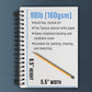 5.5 x 8.5" Mixed Media Sketchbook, 2 Pack (60 Sheets), 98 lb (160 gsm) - Spiral-Bound Pad with Perforated Acid-Free Paper - Artist Sketch Book For Drawing, Painting, Watercolor