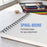 8.5 x 11" Mixed Media Sketchbook, 2 Pack (60 Sheets), 98 lb (160 gsm) - Spiral-Bound Pad with Perforated Acid-Free Paper - Artist Sketch Book For Drawing, Painting, Watercolor