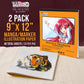 8.5 x 8.5" Premium Manga Marker Paper Pad (2 Pack, 48 Sheets Total) - 60lb (100gsm) Drawing Sketchbook for Alcohol & Acrylic Paint Markers
