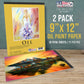 9 x 12" Premium Heavy-Weight Oil Painting Pad (2 Pack, 30 Sheets Total) - 90lb (190gsm) - Oil Pastel Paper for Students and Adults
