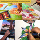 9 x 12" Premium Heavy-Weight Oil Painting Pad (2 Pack, 30 Sheets Total) - 90lb (190gsm) - Oil Pastel Paper for Students and Adults