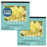 8.5 x 8.5" Pastel Paper Pad: 2 Pack (32 Sheet Total), 80lb (180gsm), 4 Neutral Toned Colors, Textured Hard or Soft Oil Pastel Paper, Drawing Sketchbook Pad, Mixed Media