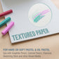 8.5 x 8.5" Pastel Paper Pad: 2 Pack (32 Sheet Total), 80lb (180gsm), 4 Neutral Toned Colors, Textured Hard or Soft Oil Pastel Paper, Drawing Sketchbook Pad, Mixed Media