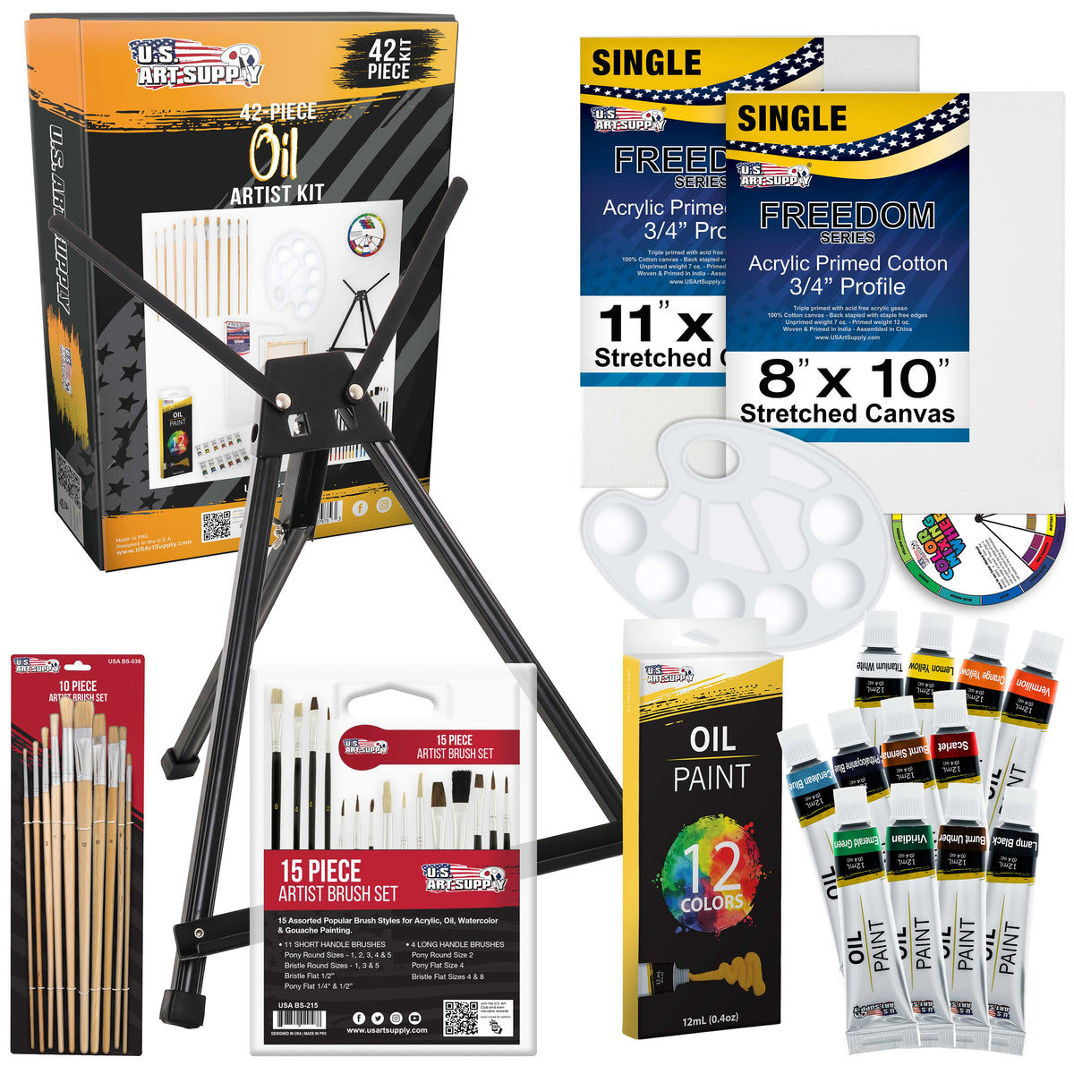 Watercolor Paint Set For Kids And Beginners, 42Pc