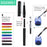 U.S. Art Supply 35-Piece Calligraphy Pen Writing Set - 4 Calligraphy Pens, 5 Size Styles of Pen Nibs, 22 Ink Cartridges, Practice Paper Pad - Students