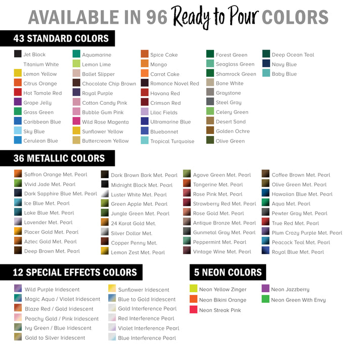 Pouring Masters Neon Jazzberry Ready to Pour Acrylic Pouring Paint - Premium 64-Ounce Pre-Mixed Fluid Acrylic Paint - Fluid Art Supplies for Canvas, Wood, Paper, Tile & Rocks