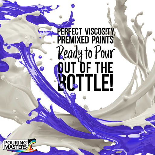 Wild Purple Iridescent Special Effects Pouring Paint - Quart Bottle - Acrylic Ready to Pour Pre-Mixed Water Based for Canvas and More
