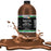 Coffee Brown Metallic Acrylic Ready to Pour Pouring Paint Premium 32-Ounce Pre-Mixed Water-Based - Painting Canvas, Wood, Crafts, Tile, Rocks