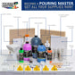 Pouring Masters Dark Sapphire Blue Metallic Pearl Ready to Pour Acrylic Pouring Paint - Premium 8-Ounce Pre-Mixed Fluid Acrylic Paint - Fluid Art Supplies for Canvas, Wood, Paper, Tile & Rocks