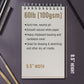 6 x 10" Top Spiral Bound Sketch Book, 2 Pack, 100 Sheets Each, 60lb (100gsm), Acid-Free, Artist Sketchbook, Drawing Pad for Adults & Students