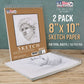 8 x 10" Top Spiral Bound Sketch Book, 2 Pack, 100 Sheets Each, 60lb (100gsm), Acid-Free, Artist Sketchbook, Drawing Pad for Adults & Students
