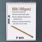 8 x 10" Top Spiral Bound Sketch Book, 2 Pack, 100 Sheets Each, 60lb (100gsm), Acid-Free, Artist Sketchbook, Drawing Pad for Adults & Students