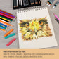 8 x 10" Top Spiral Bound Sketch Book, 2 Pack, 100 Sheets Each, 60lb (100gsm), Acid-Free, Artist Sketchbook, Drawing Pad for Adults & Students