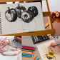 8 x 10" Top Spiral Bound Sketch Book, 2 Pack, 100 Sheets Each, 60lb (100gsm), Acid-Free, Artist Sketchbook, Drawing Pad for Adults & Students
