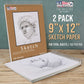 9 x 12" Top Spiral Bound Sketch Book, 2 Pack, 100 Sheets Each, 60lb (100gsm), Acid-Free, Artist Sketchbook, Drawing Pad for Adults & Students