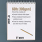 9 x 12" Top Spiral Bound Sketch Book, 2 Pack, 100 Sheets Each, 60lb (100gsm), Acid-Free, Artist Sketchbook, Drawing Pad for Adults & Students