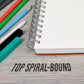 9 x 12" Top Spiral Bound Sketch Book, 2 Pack, 100 Sheets Each, 60lb (100gsm), Acid-Free, Artist Sketchbook, Drawing Pad for Adults & Students