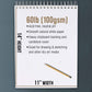 11 x 14" Top Spiral Bound Sketch Book, 2 Pack, 100 Sheets Each, 60lb (100gsm), Acid-Free, Artist Sketchbook, Drawing Pad for Adults & Students