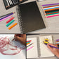 5.5" x 8.5" Premium Hardbound Sketch Book, 2 Pack, 80 Sheets Each, 70 lb (110gsm) - Hardcover Spiral Bound Artist Field, Small Sketch Pad, Acid-Free Drawing Pad - Adults, Students