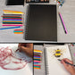 8.5" x 11" Premium Hardbound Sketch Book, 2 Pack, 80 Sheets Each, 70 lb (110gsm) - Hardcover Spiral Bound Artist Field, Small Sketch Pad, Acid-Free Drawing Pad - Adults, Students
