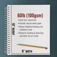 8"x10" Sketch Book Pad, 2 Pack (100 Sheets Each), 60lb (100gsm) Spiral Bound - Sketching, Drawing Pad, Acid-Free Paper - Sketch Pads For Adults, Students: Colored Pencils, Charcoal