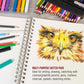9"x12" Sketch Book Pad, 2 Pack (100 Sheets Each), 60lb (100gsm) Spiral Bound - Sketching, Drawing Pad, Acid-Free Paper - Sketch Pads For Adults, Students: Colored Pencils, Charcoal