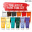 U.S. Art Supply Professional 12 Color Set of Acrylic Paint in Extra-Large 75ml Tubes - Rich Vivid Colors, Artist Painting, Students, Beginners, Adults