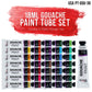 Professional 36-Color Gouache Paint Set in Large 18ml Tubes & Color Mixing Wheel - Gouache Paint Tubes for Artists, Students, Beginners