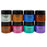 8 Color Metallic Acrylic Paint Jar Set 100ml Bottles (3.33 fl oz) - Professional Artist Bright Opaque Colors