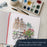 12 x 12" Watercolor Book (2 Pack, 76 Sheets Each) - 110lb (230 GSM) Linen-Bound Hardcover Artist Paper Pads - Acid-Free Cold-Pressed Watercolor Paper Pad Mixed Media