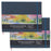 9" x 12" Watercolor Book (2 Pack, 76 Sheets Each) - 110lb (230 GSM) Linen-Bound Hardcover Artist Paper Pads - Acid-Free Cold-Pressed Watercolor Paper Pad Mixed Media