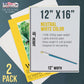 12" x 16" Premium Heavyweight Watercolor Paper Pad, Pack of 2 (12 Sheets Each), 140lb (300gsm) - Cold Pressed, Acid-Free, Wet, Water Color Paper - For Artists, Students