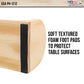 US Art Supply 12-Inch Wooden Tabletop Easel Paper Roll Holder and Dispenser - Craft Paper Roll Dispenser with Safe Tear Strip, Solid Wood Construction