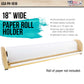 US Art Supply 18-Inch Wooden Tabletop Easel Paper Roll Holder and Dispenser - Craft Paper Roll Dispenser with Safe Tear Strip, Solid Wood Construction