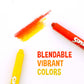 Jumbo Twistable Crayons Set of 36 Colors - Silky Gel Twistable Washable Crayons for Coloring Books, Arts & Crafts, Non Toxic Twist Up Easy Glide - Bright, Bendable, Blendable