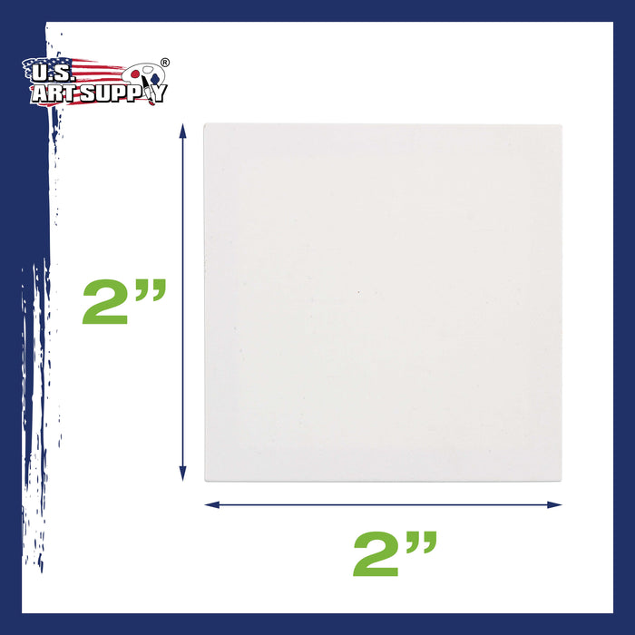 2" x 2" Mini Professional Primed Stretched Canvas 72-Pack